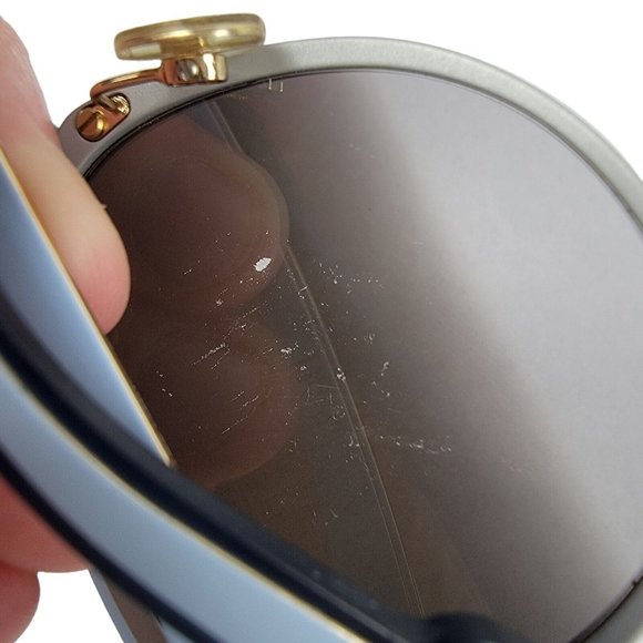Christian DiorSun Sunglasses Dior Diorsun Frame Blue Silver Retro